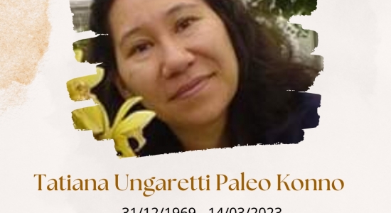 Nota de pesar – Tatiana Ungaretti Paleo Konno (1969-2023)